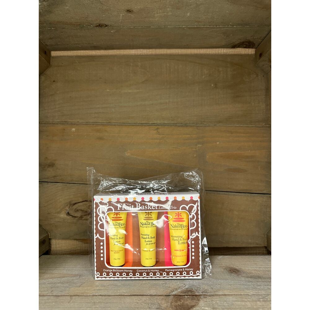 The Naked Bee Fruity Basket Lotion Trio
